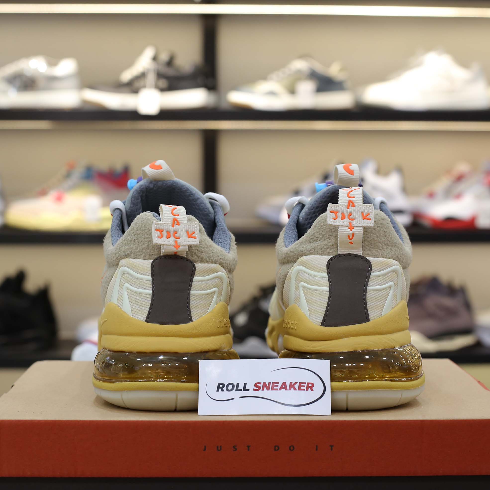 Giày Travis Scott x Air Max 270 React ENG ‘Cactus Trails’ Like Auth