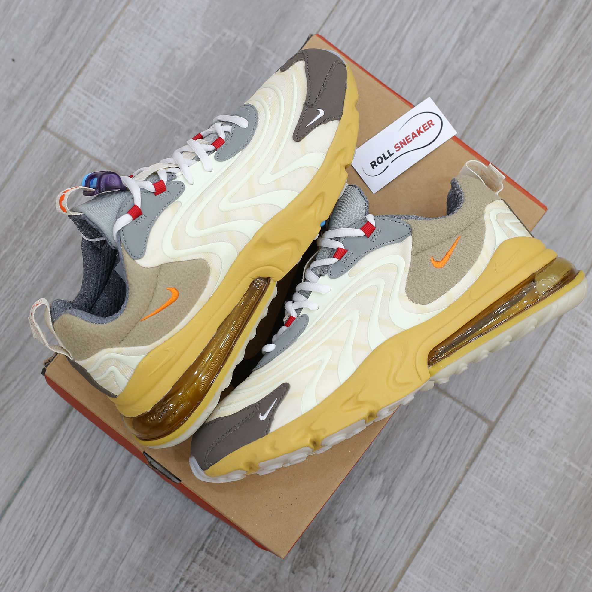 Giày Travis Scott x Air Max 270 React ENG ‘Cactus Trails’ Like Auth