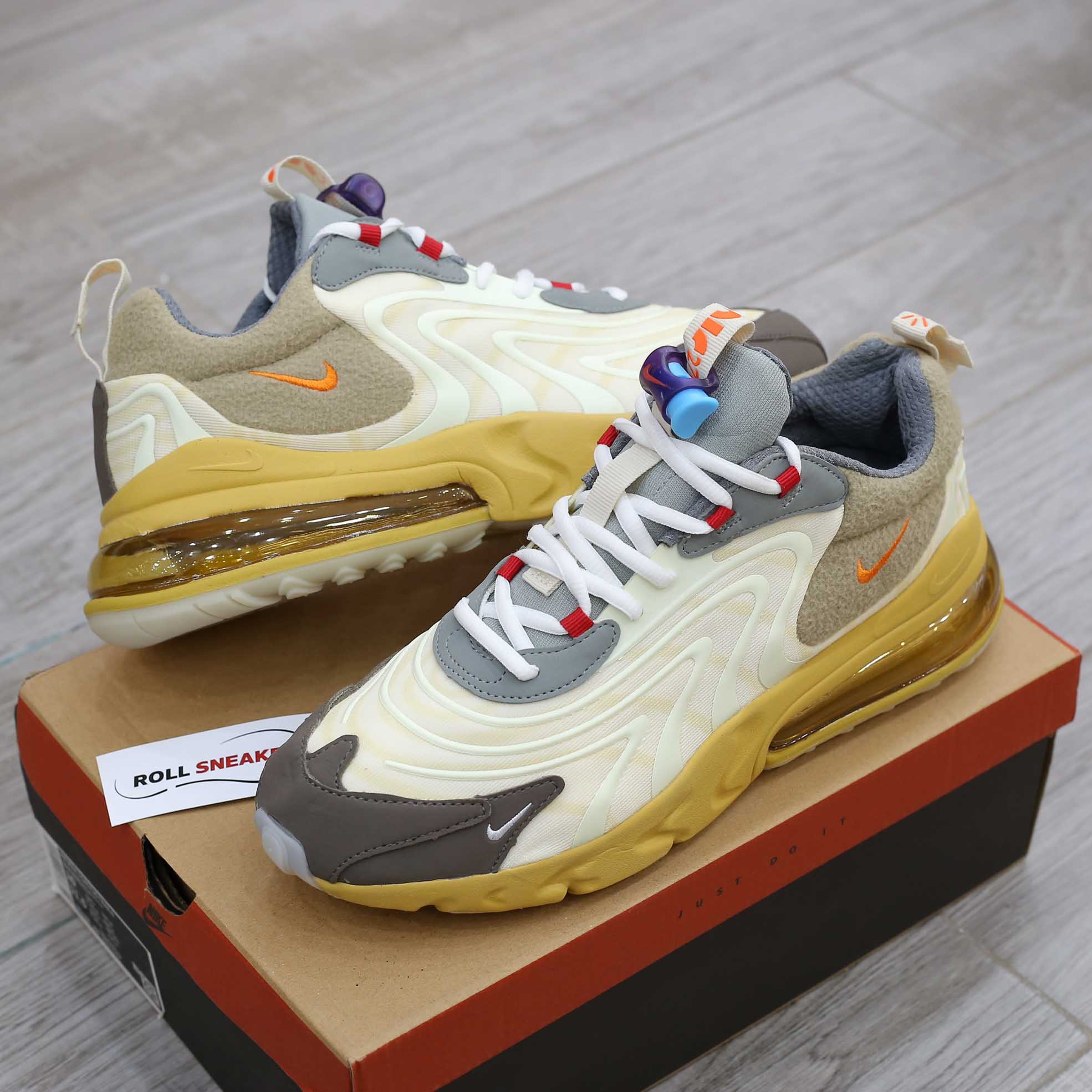 Giày Travis Scott x Air Max 270 React ENG ‘Cactus Trails’ Like Auth
