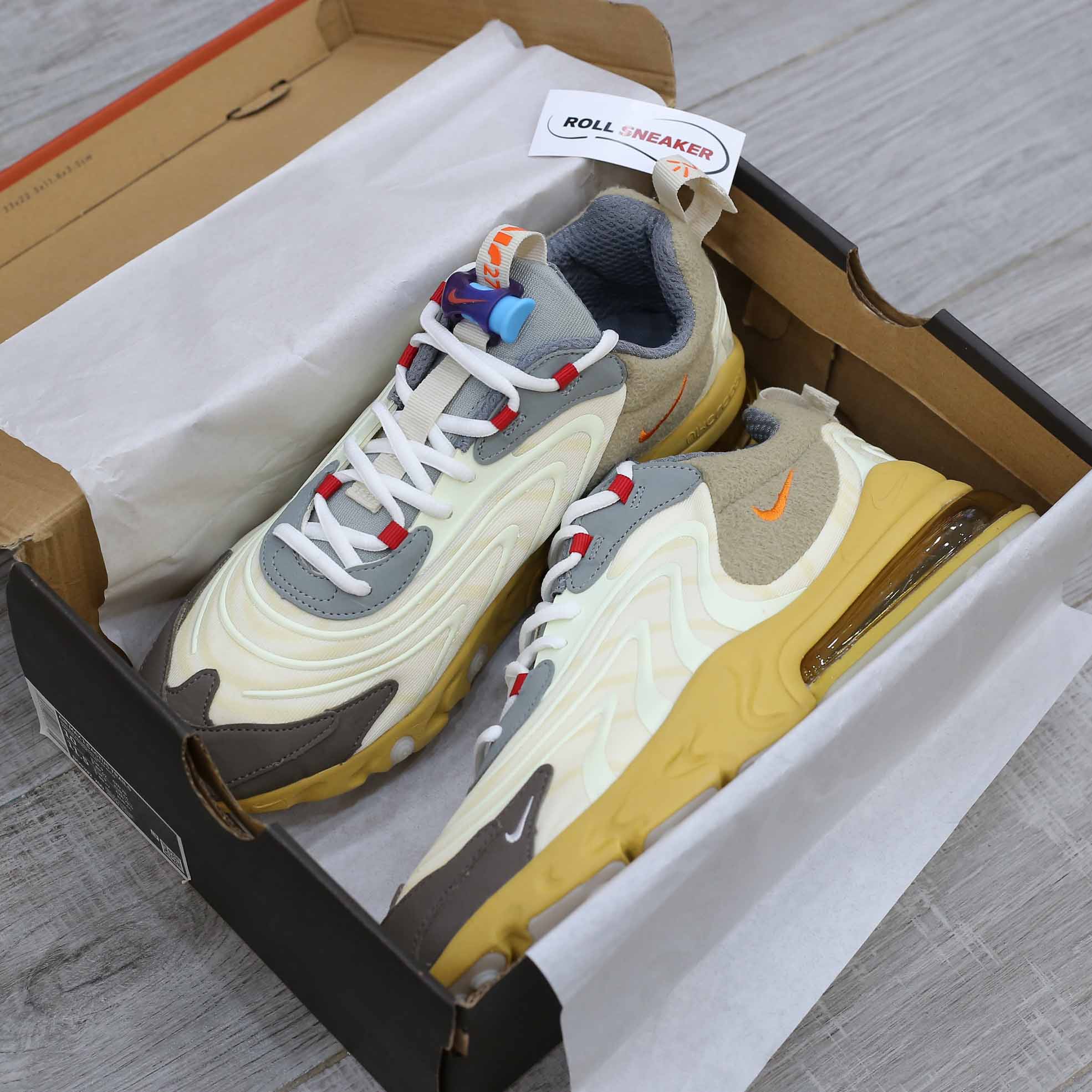 Giày Travis Scott x Air Max 270 React ENG ‘Cactus Trails’ Like Auth