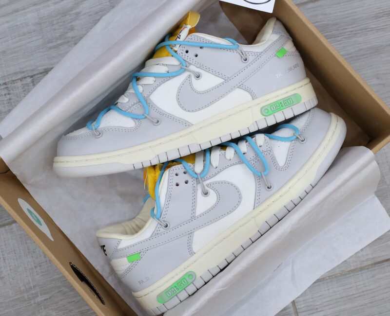 Giày Nike Off-White x Dunk Low ‘Lot 02 Of 50’ Like Auth