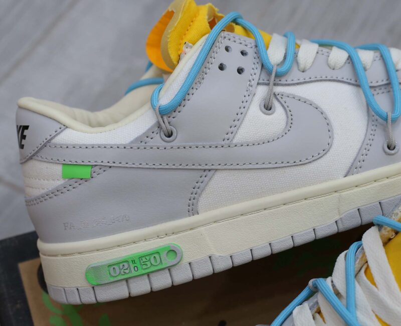 Giày Nike Off-White x Dunk Low ‘Lot 02 Of 50’ Like Auth