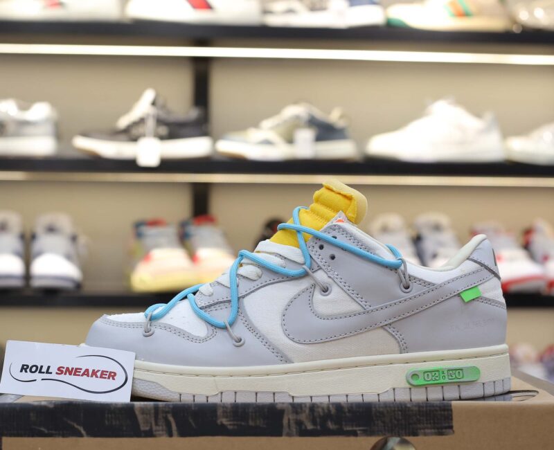 Giày Nike Off-White x Dunk Low ‘Lot 02 Of 50’ Like Auth