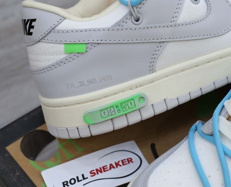 Giày Nike Off-White x Dunk Low ‘Lot 02 Of 50’ Like Auth