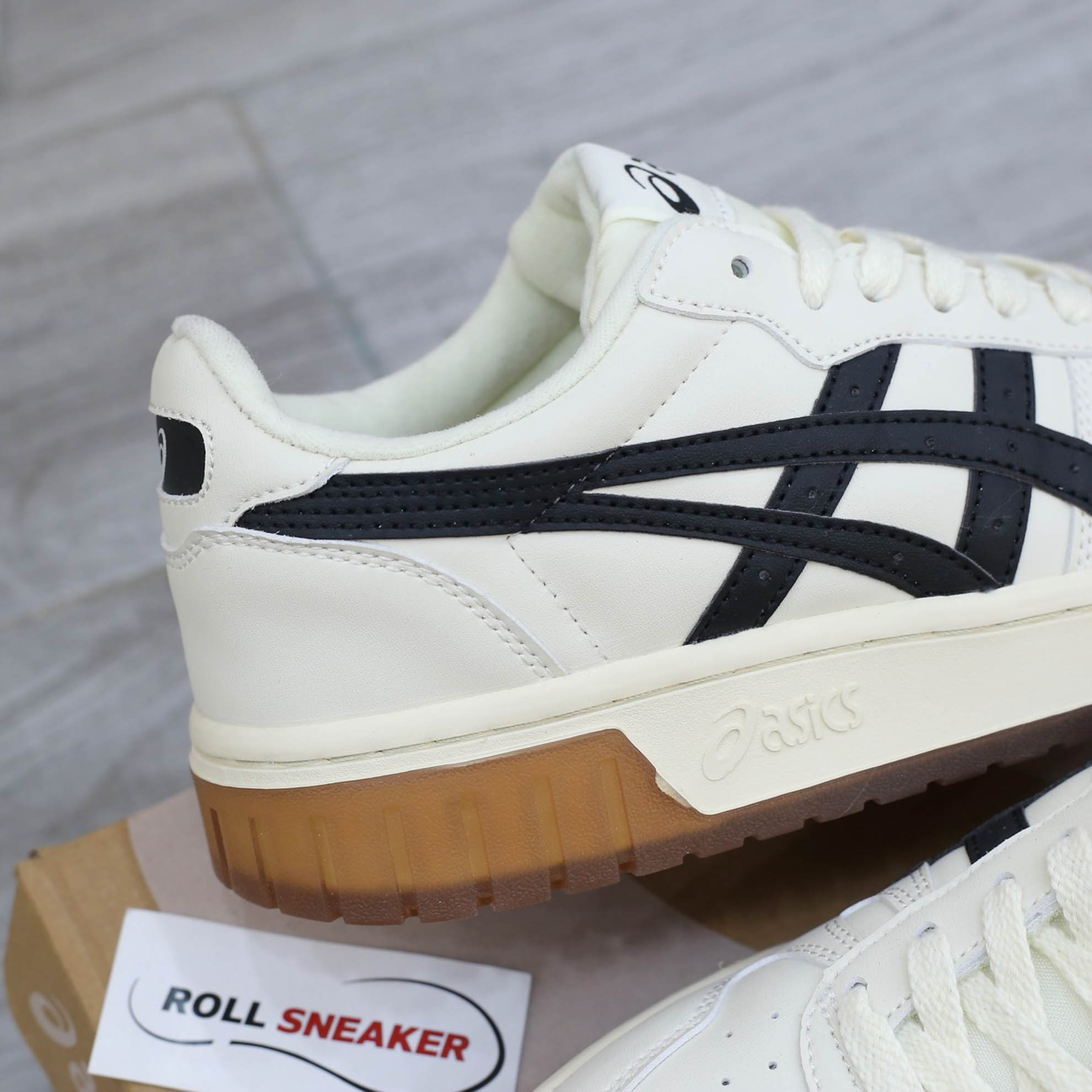 Giày Asics Court MZ Cream Black Gum Like Auth