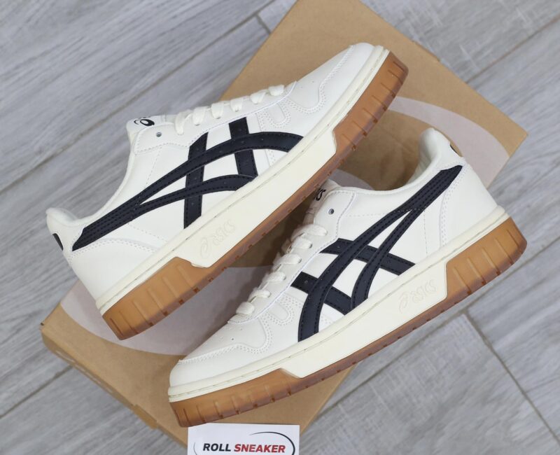 Giày Asics Court MZ Cream Black Gum Like Auth
