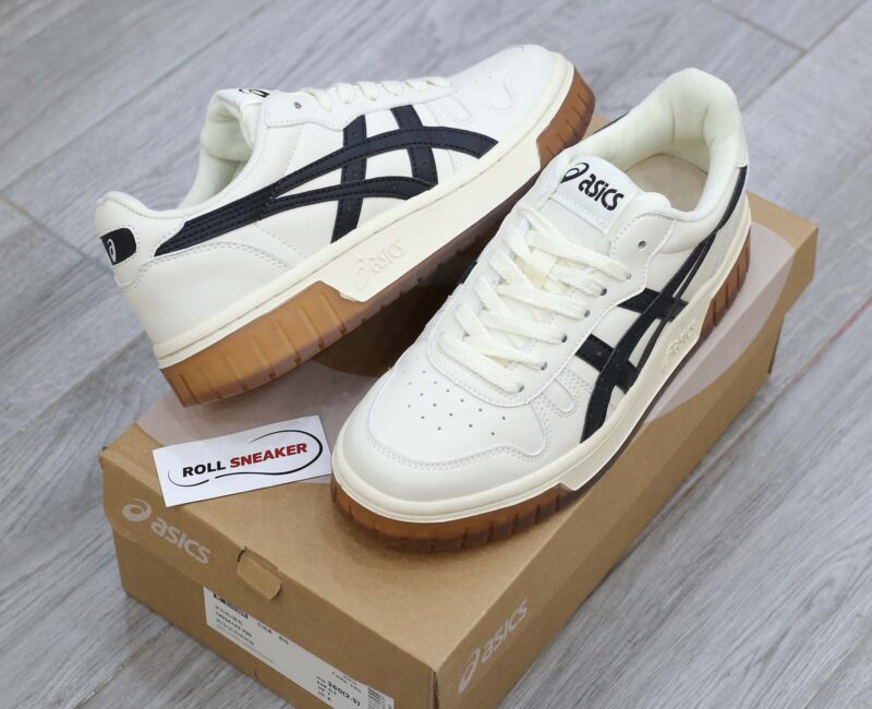 Giày Asics Court MZ Cream Black Gum Like Auth