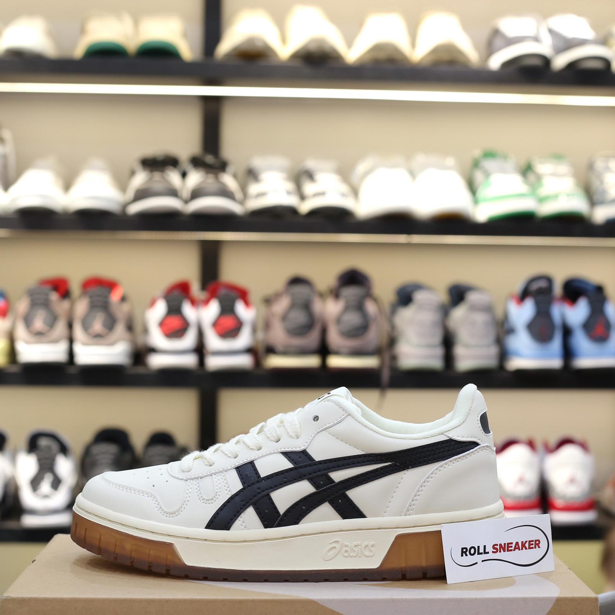 Giày Asics Court MZ Cream Black Gum Like Auth