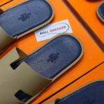 Dép Hermes Blanc Gomme da Epsom Lót Đế Celestial Blue