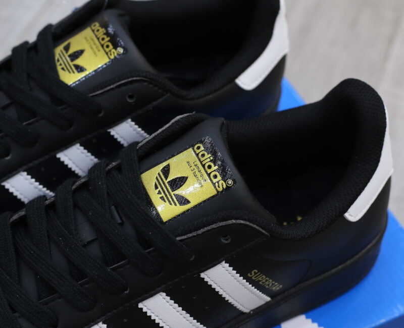 Giày Adidas Superstar Core Black White Like Auth