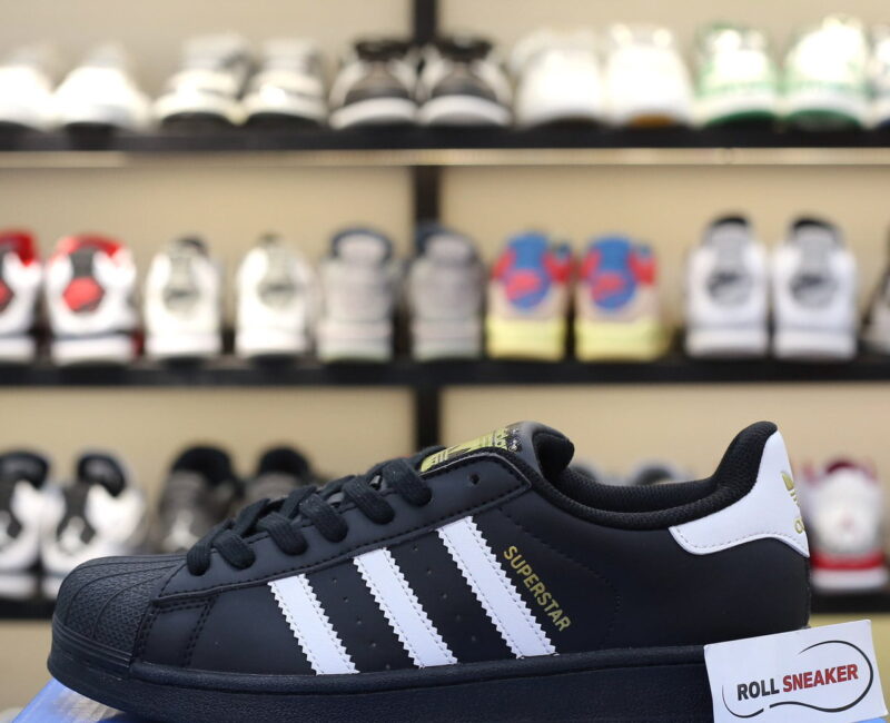Giày Adidas Superstar Core Black White Like Auth