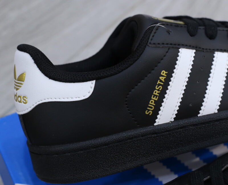 Giày Adidas Superstar Core Black White Like Auth