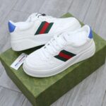 Giày Gucci GG Sneaker With Web ‘White’ Like Auth