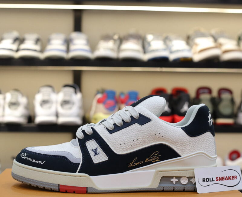 Giày Louis Vuitton LV Trainer ‘City of Dreams’ New York 2023 Trơn Best Quality