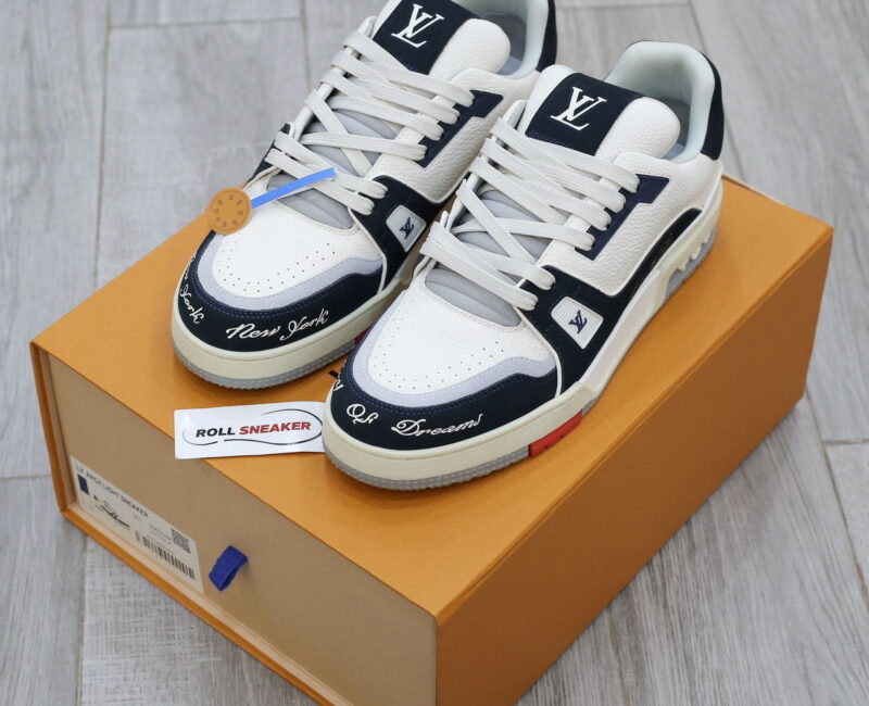 Giày Louis Vuitton LV Trainer ‘City of Dreams’ New York 2023 Trơn Best Quality