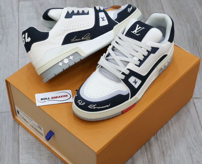 Giày Louis Vuitton LV Trainer ‘City of Dreams’ New York 2023 Trơn Best Quality