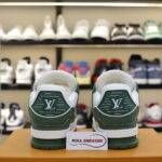 Giày Louis Vuitton LV Trainer Kaki Trơn 2023 Best Quality