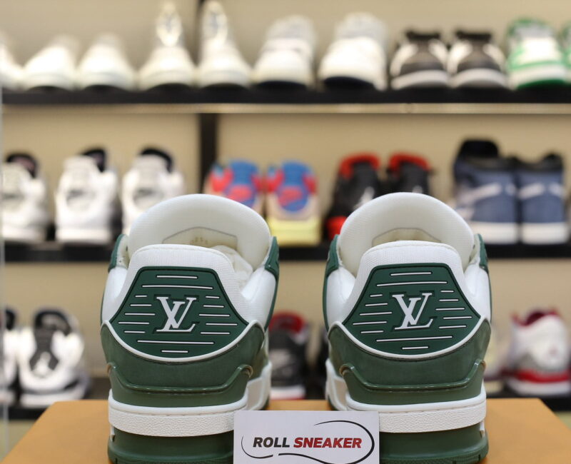 Giày Louis Vuitton LV Trainer Kaki Trơn 2023 Best Quality