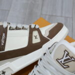 Giày Louis Vuitton LV Trainer Moka Trơn 2023 Best Quality