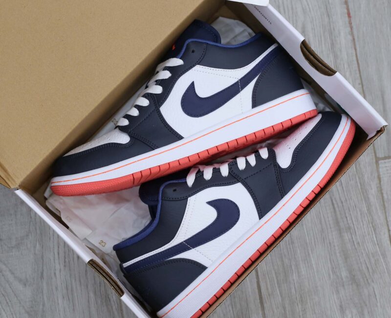 Giày Nike Jordan 1 Low ‘Obsidian Ember Glow’ Like Auth