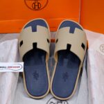 Dep Hermes Blanc Gomme da Epsom Lót Đế Celestial Blue Siêu Cấp