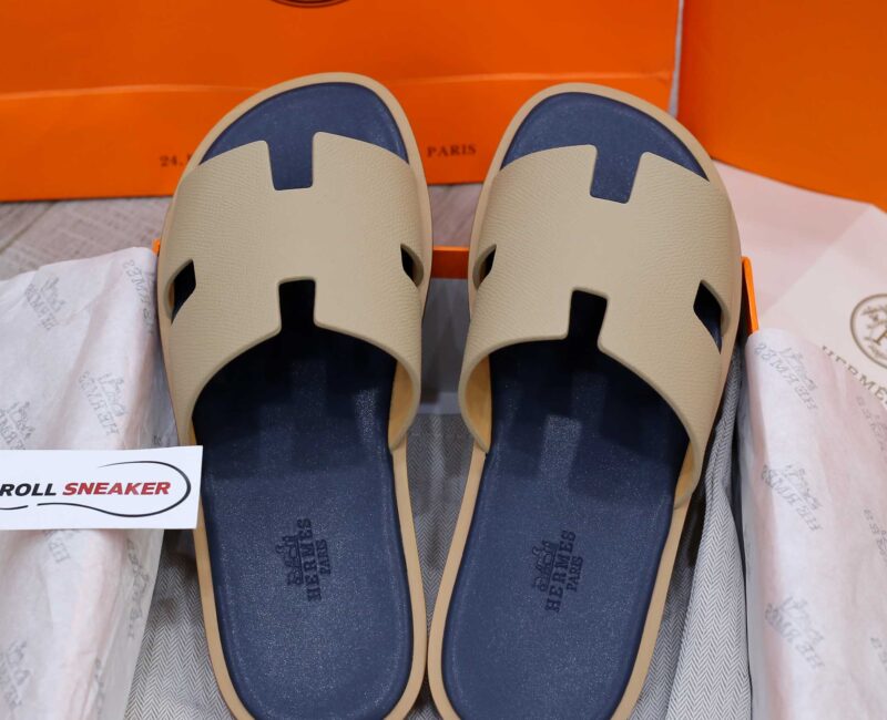 Dep Hermes Blanc Gomme da Epsom Lót Đế Celestial Blue Siêu Cấp