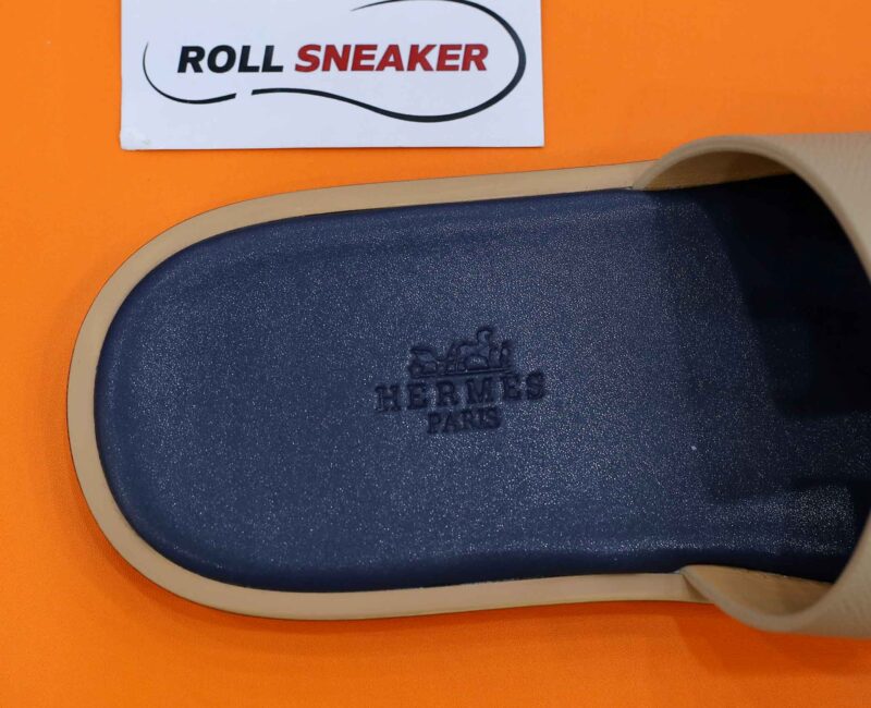 Dep Hermes Blanc Gomme da Epsom Lót Đế Celestial Blue Siêu Cấp