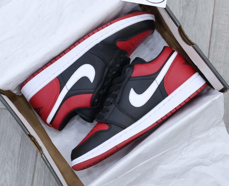 Giày Nike Air Jordan 1 Low ‘Alternate Bred Toe’ Like Auth