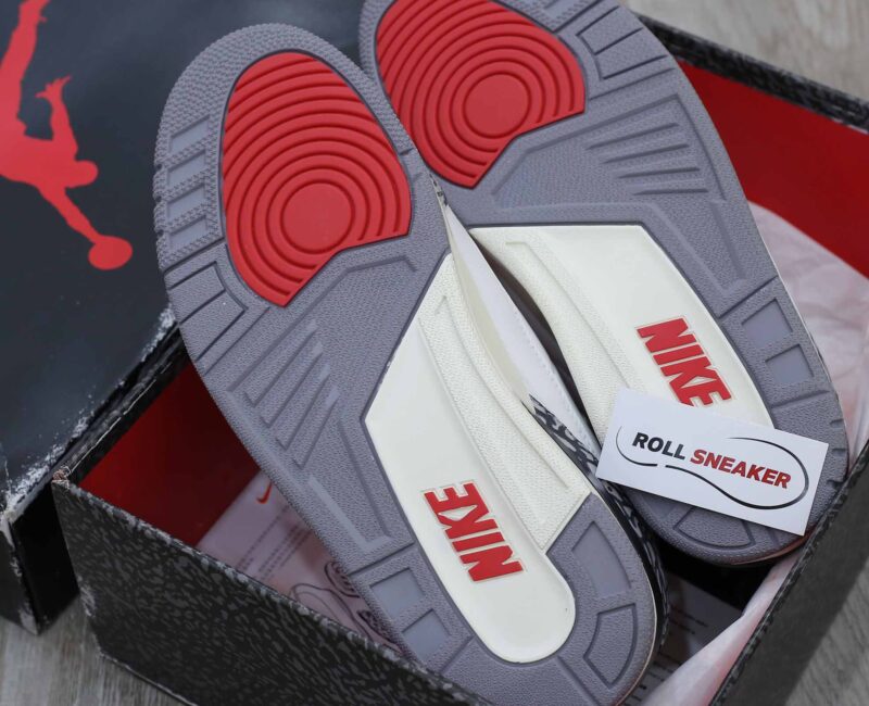 Giày Nike Air Jordan 3 Retro White Cement Reimagined Like Auth