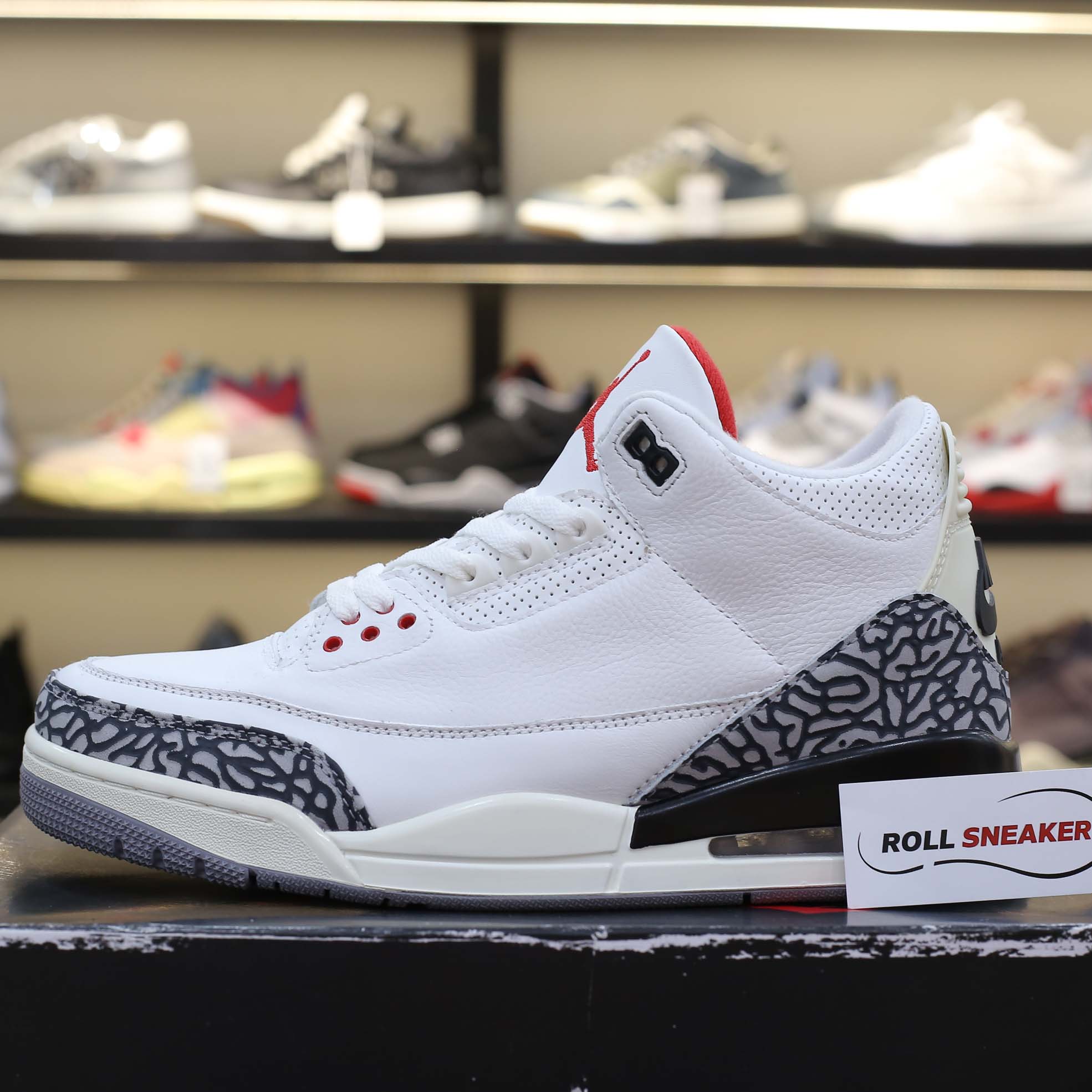 Giày Nike Air Jordan 3 Retro White Cement Reimagined Like Auth