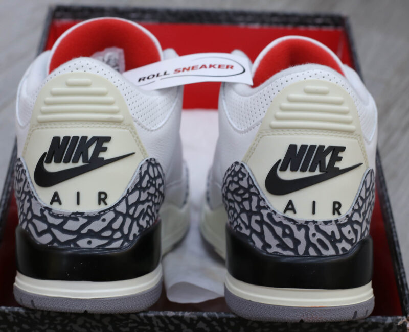 Giày Nike Air Jordan 3 Retro White Cement Reimagined Like Auth