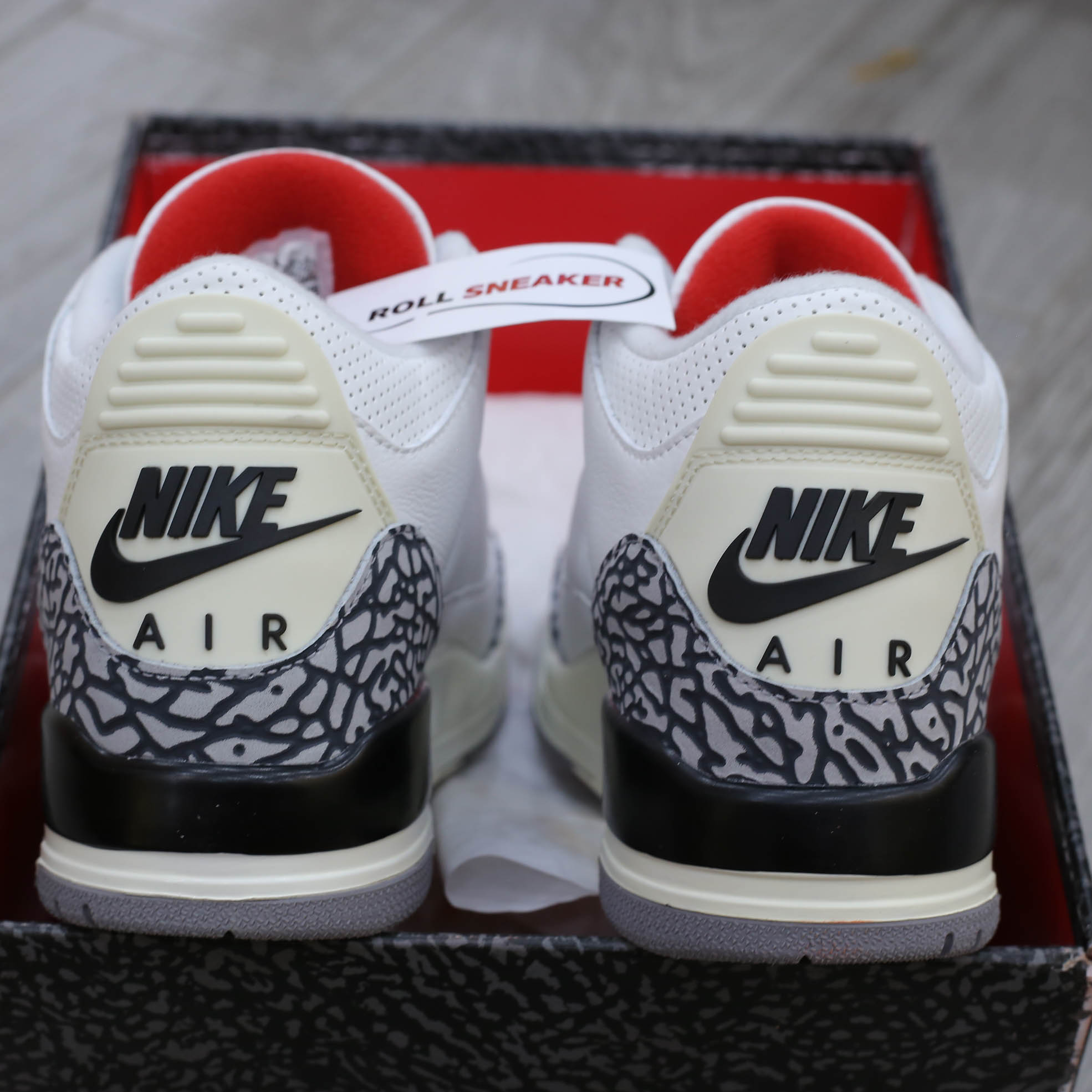 Giày Nike Air Jordan 3 Retro White Cement Reimagined Like Auth
