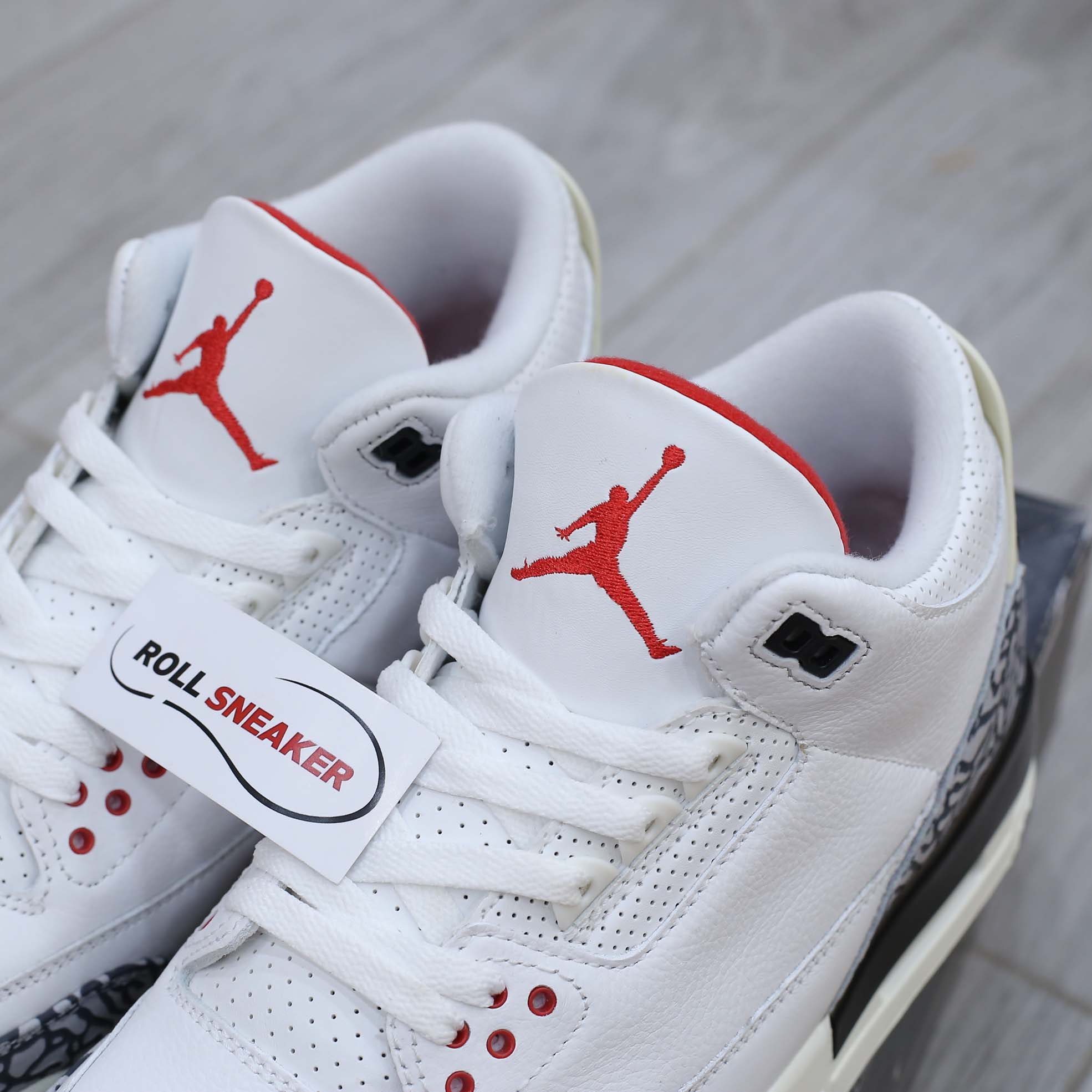 Giày Nike Air Jordan 3 Retro White Cement Reimagined Like Auth