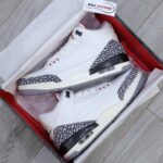 Giày Nike Air Jordan 3 Retro White Cement Reimagined Like Auth