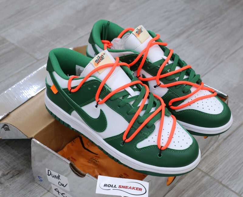 Giày Nike Dunk Low Off-White Pine Green Like Auth