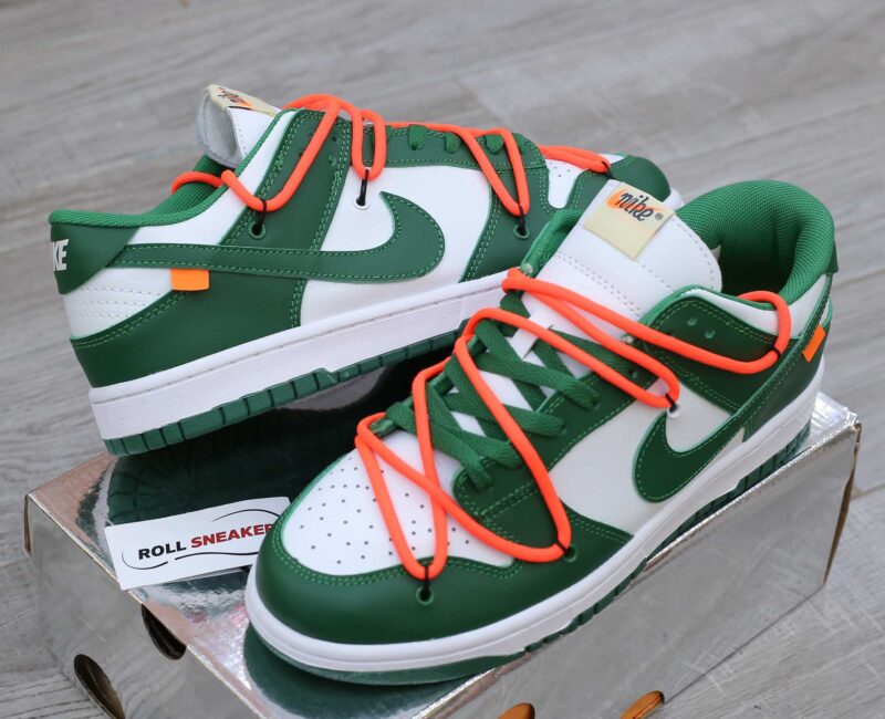 Giày Nike Dunk Low Off-White Pine Green Like Auth