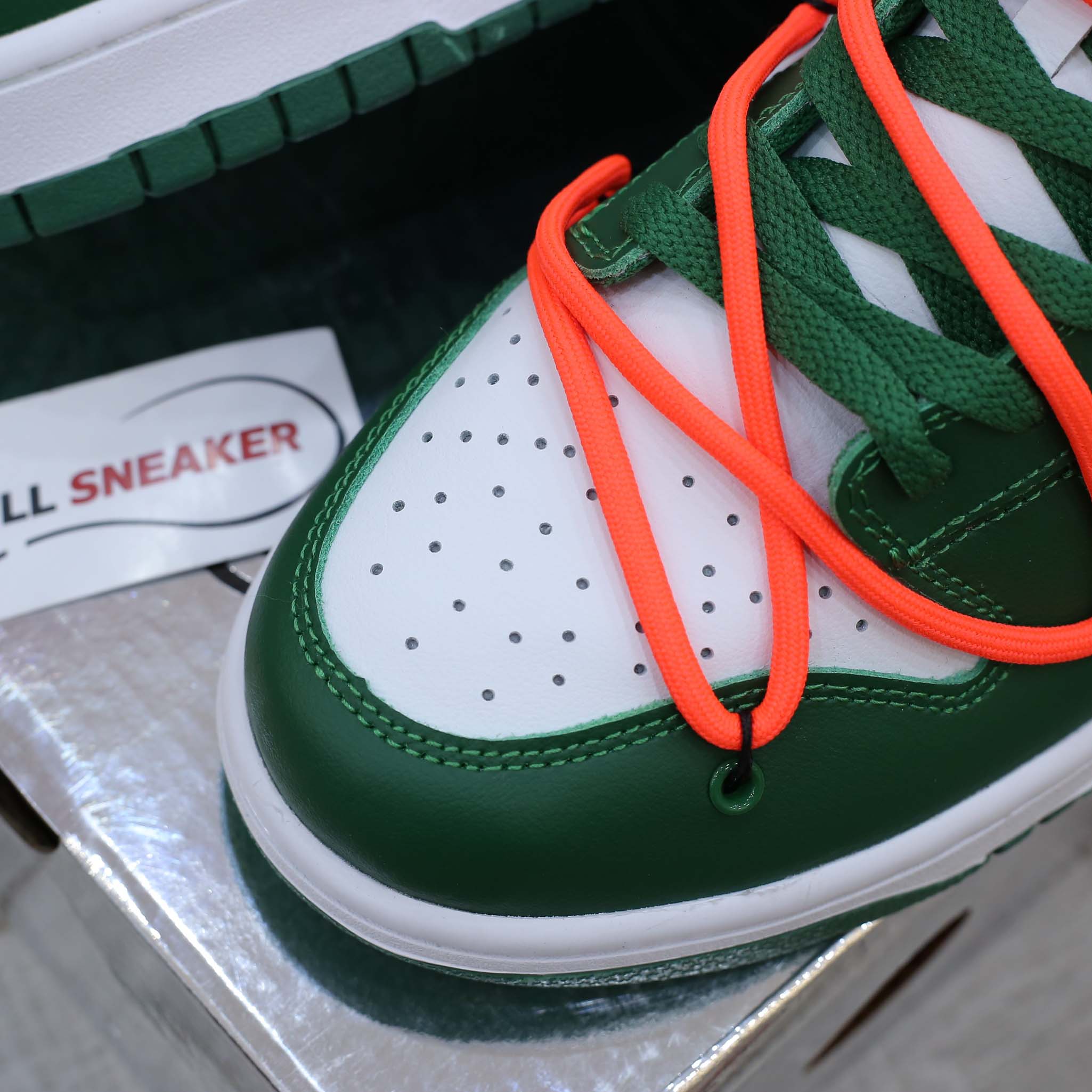 Giày Nike Dunk Low Off-White Pine Green Like Auth