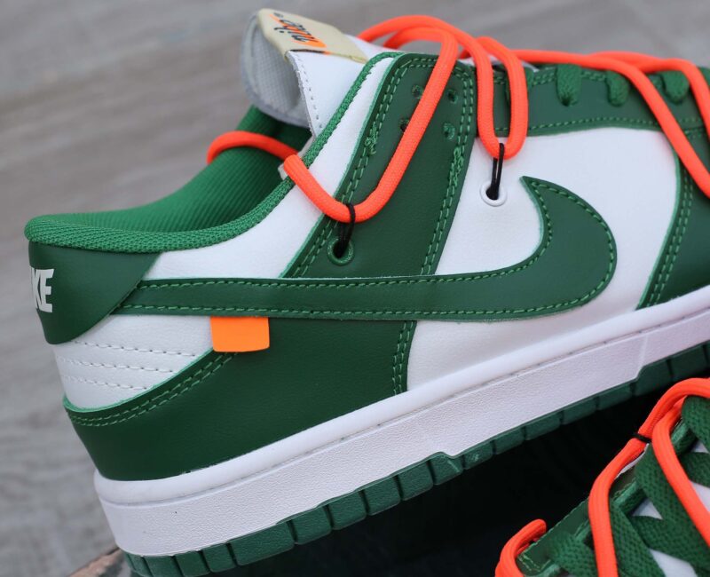 Giày Nike Dunk Low Off-White Pine Green Like Auth