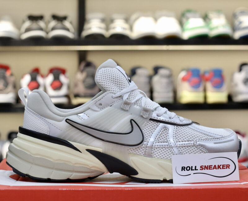 Nike V2K Run ‘Summit White Metallic Silver’ Like Auth