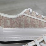 WALK’N’DIOR PLATFORM SNEAKER Nude Dior Oblique Embroidered Cotton
