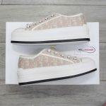 WALK’N’DIOR PLATFORM SNEAKER Nude Dior Oblique Embroidered Cotton