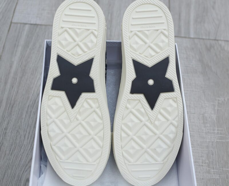 WALK’N’DIOR SNEAKER Deep Blue Dior Oblique Embroidered Cotton