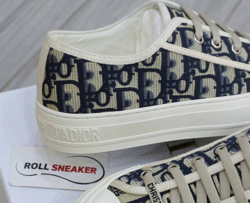 WALK’N’DIOR SNEAKER Deep Blue Dior Oblique Embroidered Cotton