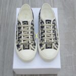 WALK’N’DIOR SNEAKER Deep Blue Dior Oblique Embroidered Cotton