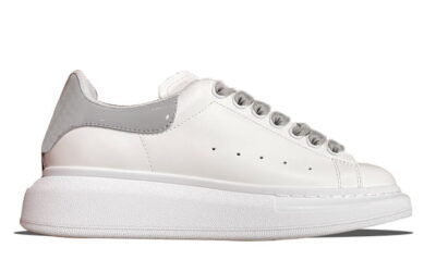 Giày Alexander Mcqueen Gót Xám Bóng Like Auth