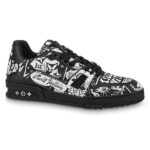 Giày Louis Vuitton Lv Trainer #54 Signature Black Printed canvas