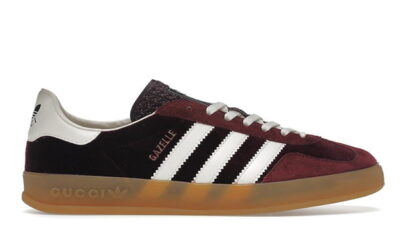 Adidas x Gucci Gazelle Burgundy Velvet Men's