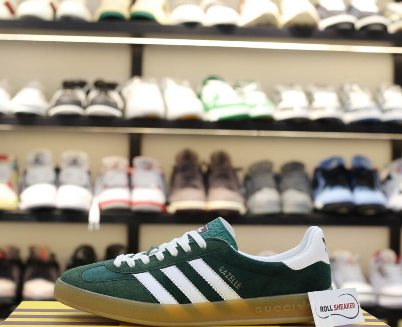Adidas x Gucci Gazelle ‘Green White’ Like Auth