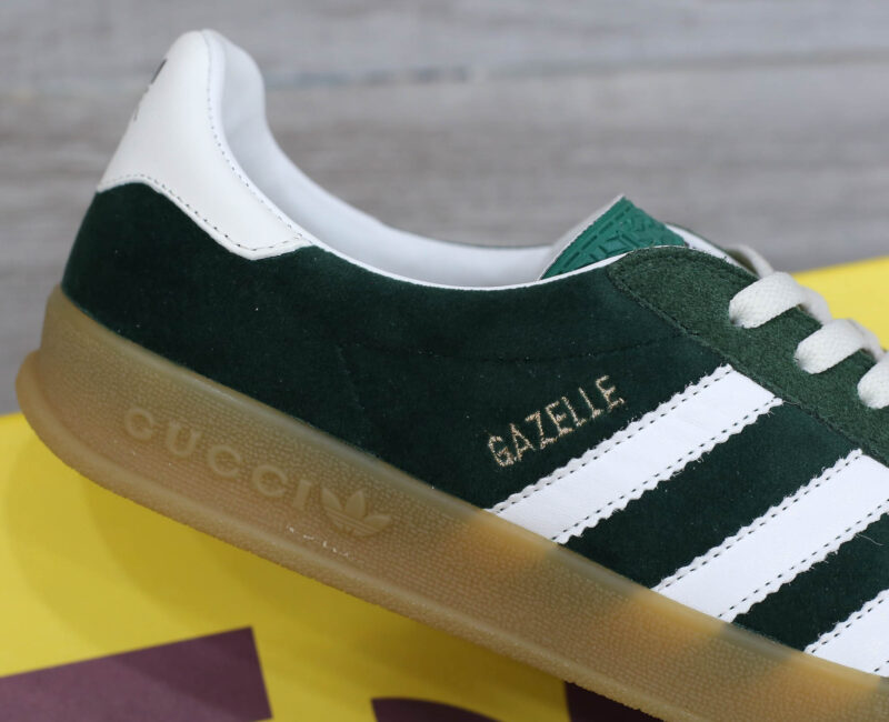 Adidas x Gucci Gazelle ‘Green White’ Like Auth