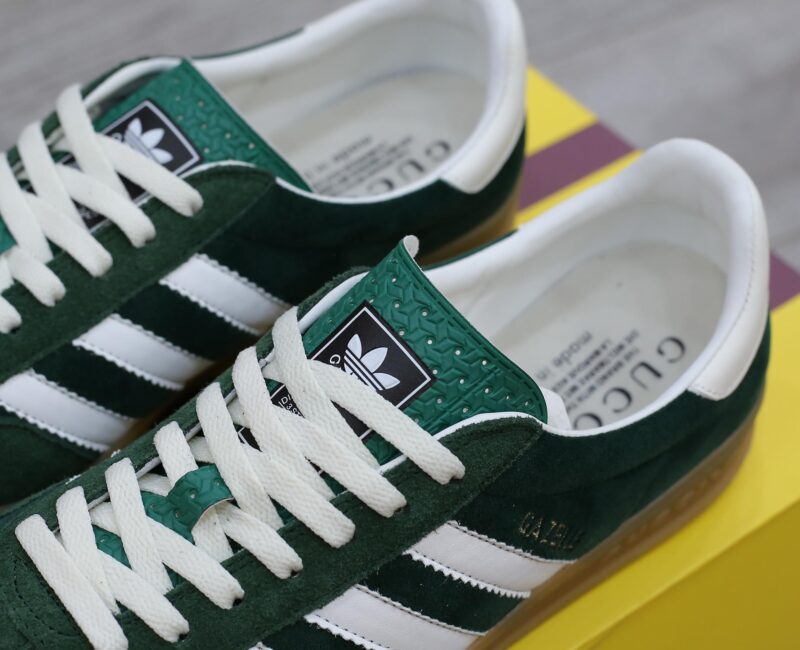 Adidas x Gucci Gazelle ‘Green White’ Like Auth